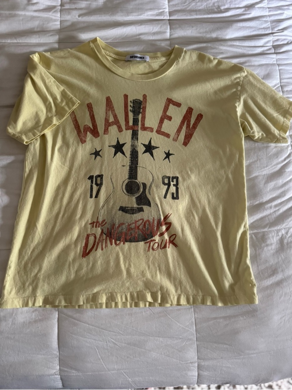 Daydreamer Yellow 'Wallen' Guitar Graphic Tee